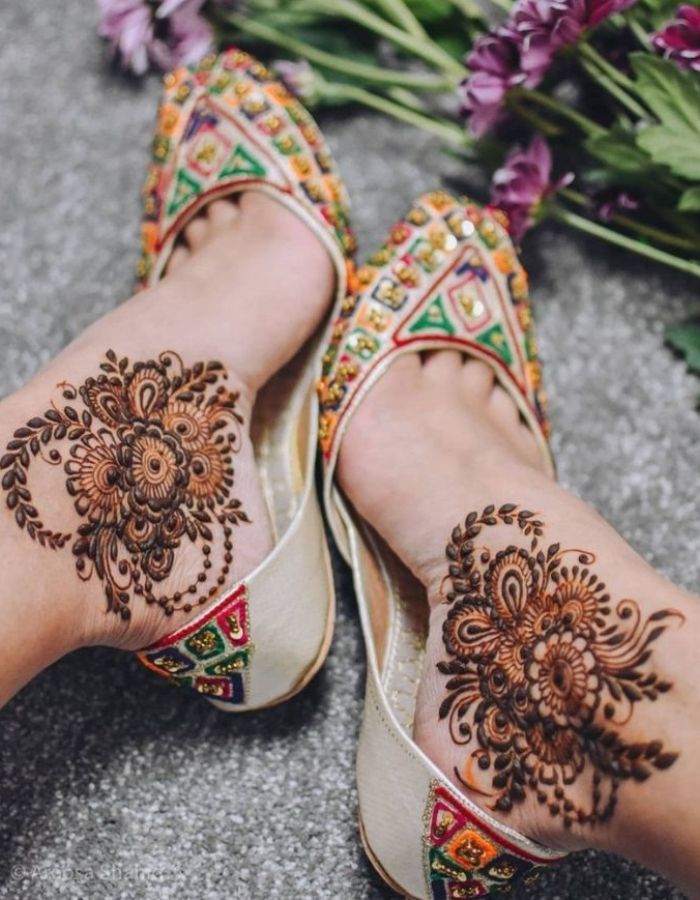  Foot Mehndi Designs